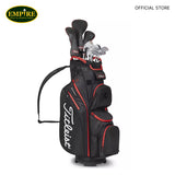 CART 14 STADRY GOLF BAG BLACK/BLACK/RED