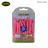CHAMP Fly Tee Neon Pink 3 1/4 -25 Pack