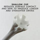 CHAMP  Neon Blue Champ Fly Tees 2 3/4 -30 Pack