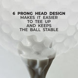 CHAMP  Neon Blue Champ Fly Tees 2 3/4 -30 Pack