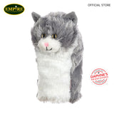 GRAY& WHITE CAT Golf Headcover