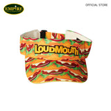 LM PATTERN SUN VISOR BURGER MANIA