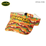 LM PATTERN SUN VISOR BURGER MANIA