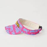 Loudmouth Unisex Sun Visor Big Words Neon