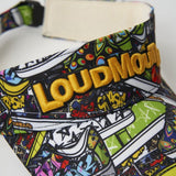 Loudmouth Unisex Sun Visor by Loud Sneakers