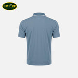FOOTJOY - SOLID PIQUE HIDDEN PLACKET STORM WHT AF POLO SHIRT