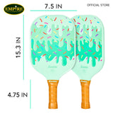 FRANKLIN Youth Rockstar PP Paddle - Ice Cream-PICKLE RACKET