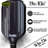 FRANKLIN Franklin Signature Pro Series 16mm - Black-PICKLE RACKET