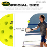 FRANKLIN Quiet Pickleballs - Optic - 3 Pack Vellum-PICKLEBALLS