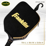 FRANKLIN Single Paddle Cover - Black/Gold Trim-PICKLEBALL ACCESSORIES