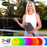 FRANKLIN X-40 Pickleball - RWB - 3 Pack Tube-PICKLEBALLS