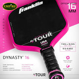 FRANKLIN FS Tour Dynasty 16mm - Pink-PICKLE RACKET