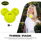 FRANKLIN X-40 Pickleball - 3 Pack Tube-PICKLEBALLS