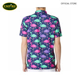 LM M S/S WILD FLAMINGOS SHIRT