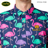 LM M S/S WILD FLAMINGOS SHIRT