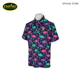 LM M S/S WILD FLAMINGOS SHIRT