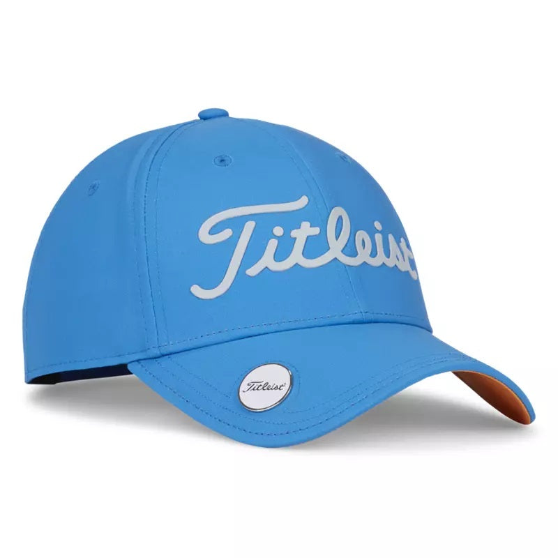 Casquette Titleist Players Performance Ball Marker - Homme - Baseball Avec Marqueur De Balle Magnétique Intégré - Confort Extensible 4 Sens
