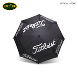 TITL TOUR DBL CANOPY UMBRELLA BLK/WHITE