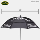 TITL TOUR DBL CANOPY UMBRELLA BLK/WHITE