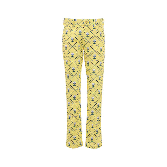 LoudMouth - Men's LM Clubhouse Yellow Pants