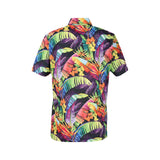 LoudMouth - Men's Short Sleeve Shirt Rainbow Jungle