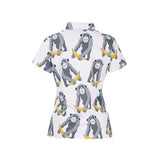 LoudMouth - Women's Short Sleeve Shirt Chimpanzee