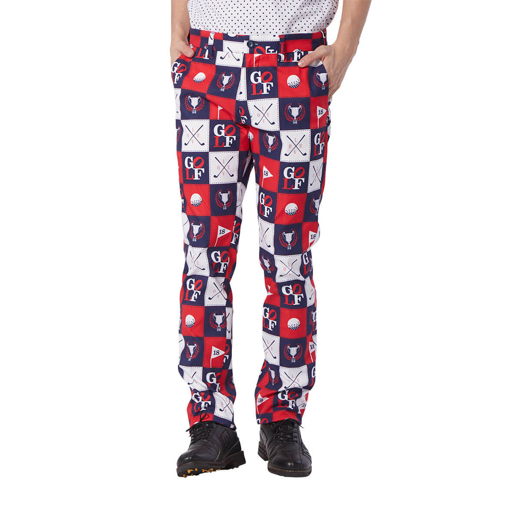 Loudmouth Dutch Treat-A 36x32 Men's Golf store Long Pants